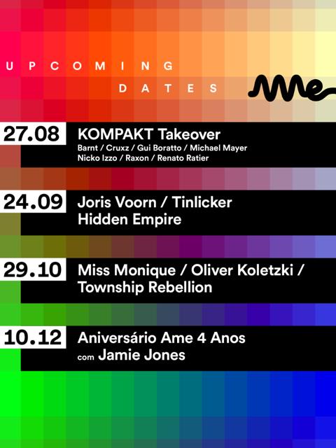 Next Dates: Ame Club Em Valinhos