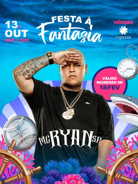 Festa à Fantasia com Mc Ryan SP no Sirena Maresias
