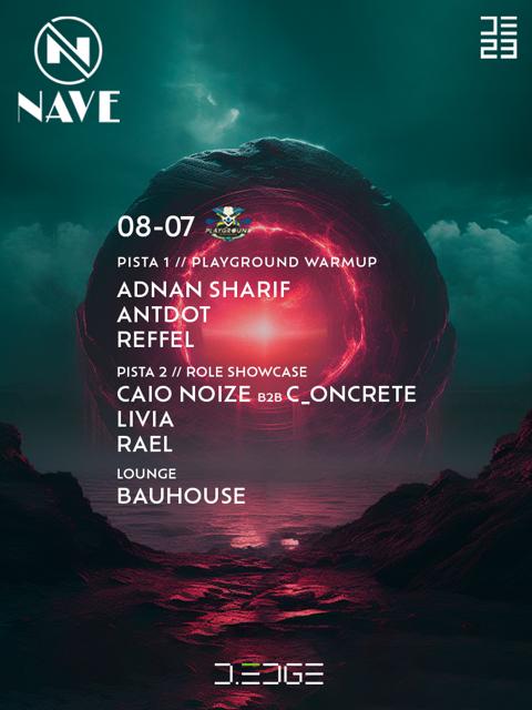 NAVE D-EDGE 08/07/23. P1 PLAYGROUND WARMUP