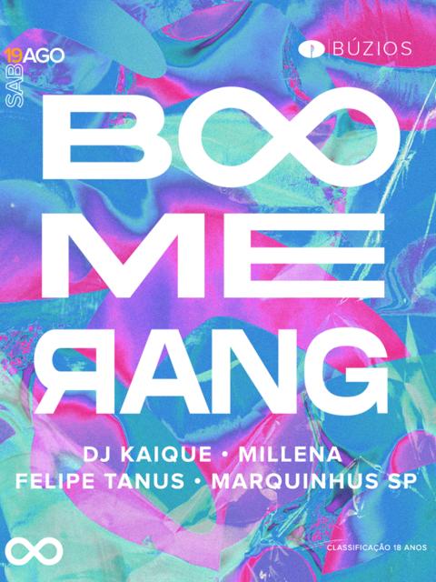 B♾MERANG no Privilège Búzios