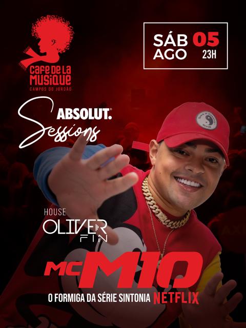 Cafe de La Musique - Absolut Sessions | House - Dj Oliver Fin Show Mc M10
