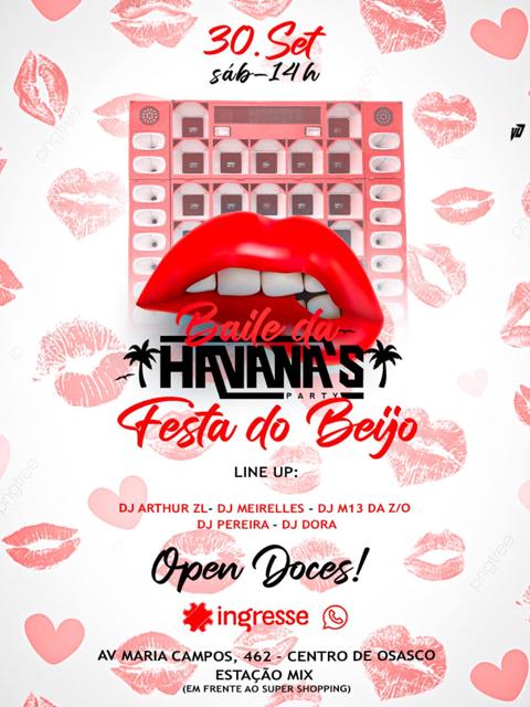 Havanas festa do beijo